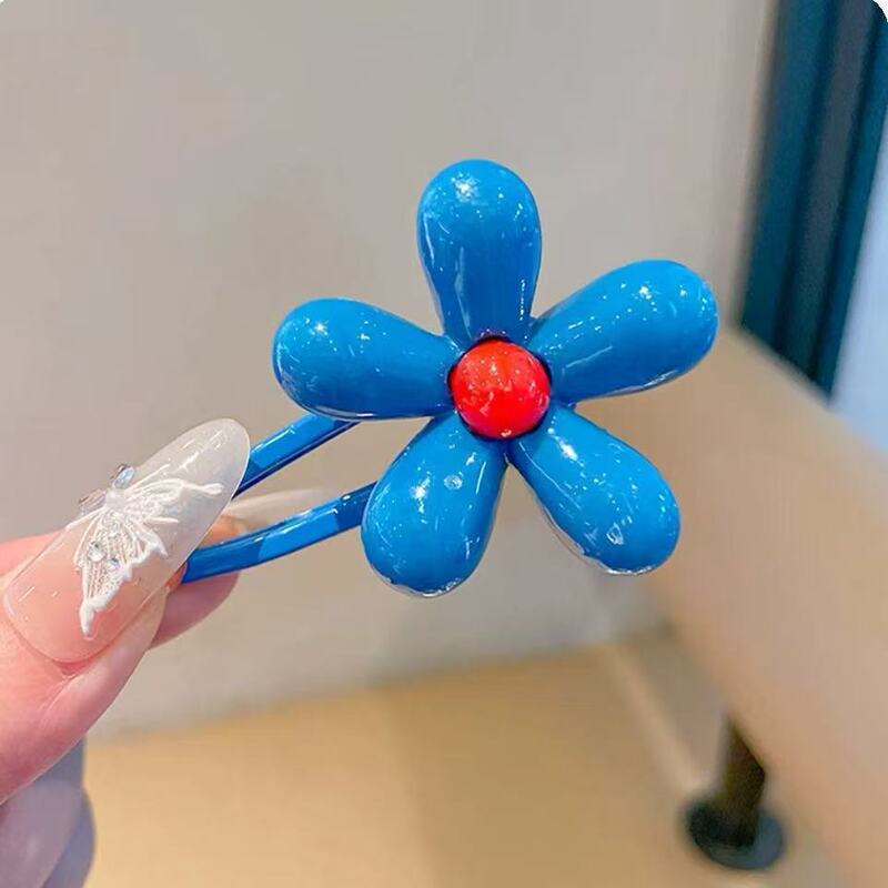 儿童可爱花朵发绳发夹头饰女童头绳高弹力不伤发皮筋宝宝bb夹发饰|undefined
