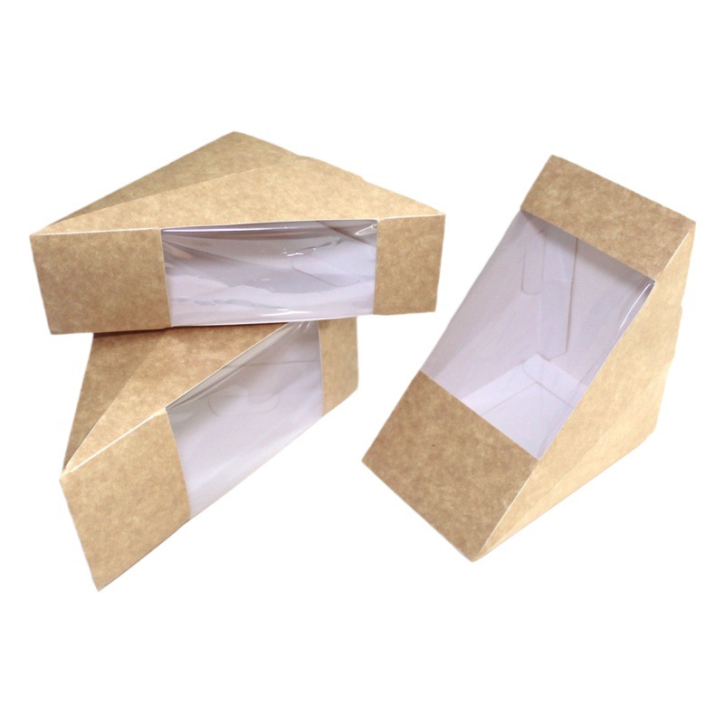 Spot sándwich papel de envolver hamburguesa casera de grado alimenticio bola de arroz caja de embalaje desechable caja de embalaje sándwich