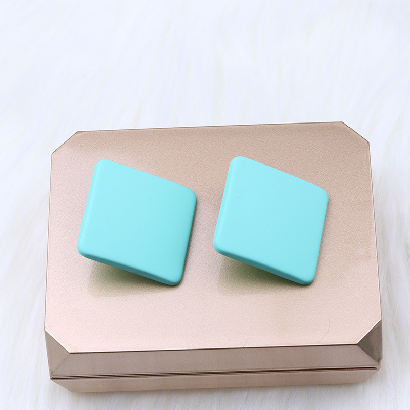 10g Weight Ear Studs Classification 1 Pair Quantity Daily Occasion Acrylic Material Geometric Pattern Women'S Gender Stoving Varnish Design Simple Style Style 1 Pair Simple Style Geometric Stoving Varnish Arylic Ear Studs 25