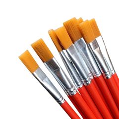 Red rod paintbrush nylon oil paintbrush watercolor gouache acrylic paintbrush set industrial glue paint brush row pen