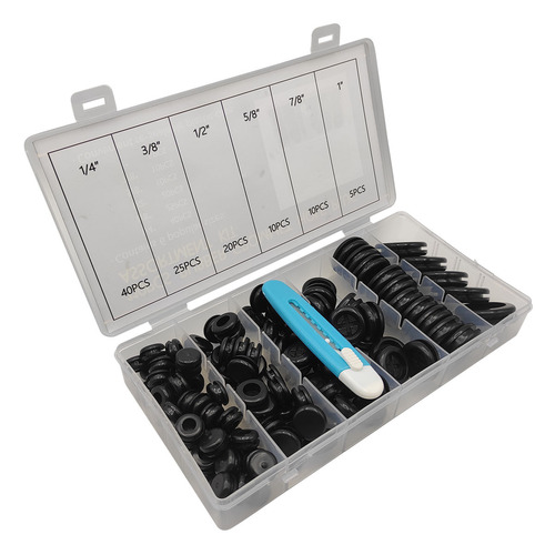 110pcs black protective coil double-sided rubber protective coil o-ring seal waterproof gasket