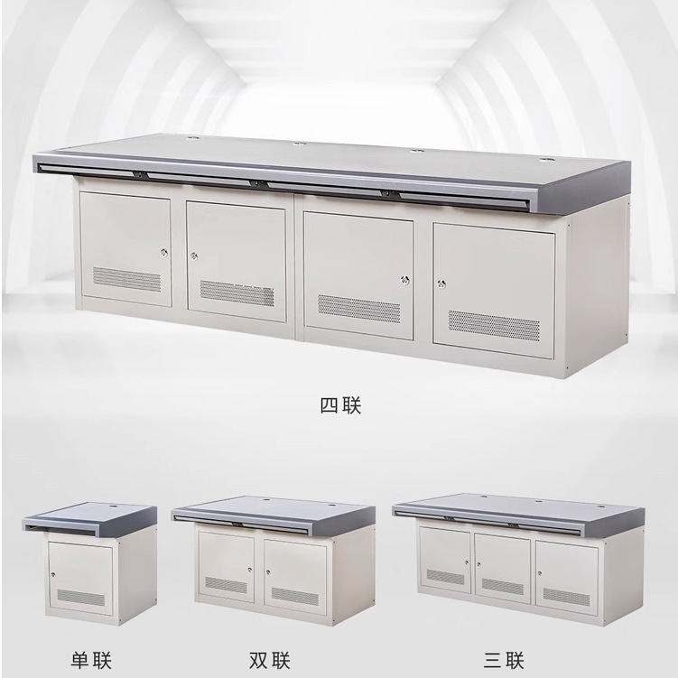 Monitoring Operation Console, Triple and Double Computer Room Control Center Console Platform Table, 5-Unit Combination Available