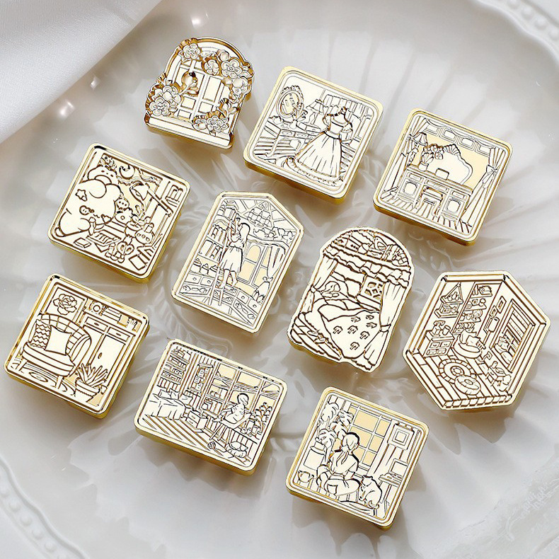 September New Products Original Room Series Wax Seal Brass Head Literary Journal Envelope Stamp Head Wholesale September New Products Original Room Series Wax Seal Brass Head Literary Journal Envelope Stamp Head Wholesale