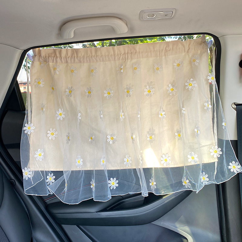 Qìchē – Front Car Window Car curtains - suction-cup-daisy-single-opening-sunshade