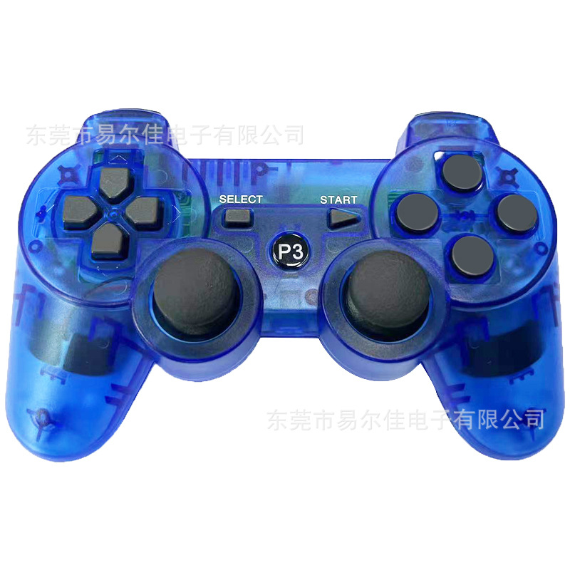Mando de juego PS3 multicolor con botón universal de copo de nieve de doble vibración Bluetooth inalámbrico con mango P3 transfronterizo de fábrica