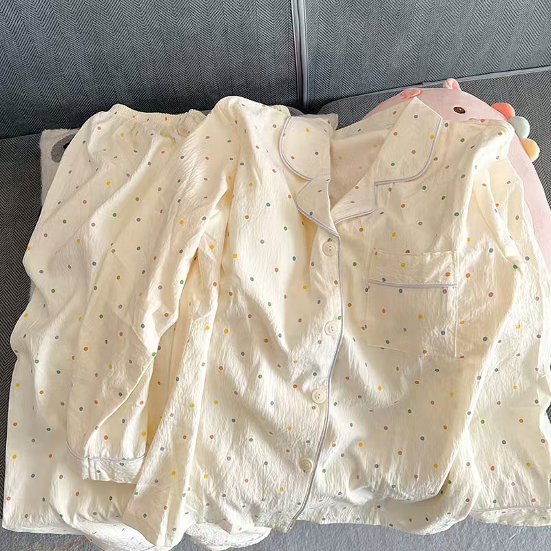 C 클라우드 코튼 컬러 도트