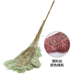 Environmental sanitation bamboo broom large broom wholesale plant road construction site broom outdoor bamboo sweeping broom factory direct sale