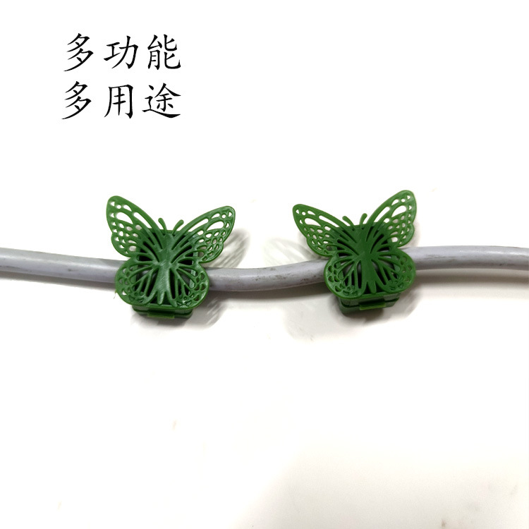 Rábano verde titular de ventas directas de vid planta verde de pared fija hebilla de ratán sin costura en forma de pared de escalada hebilla organizador de cables