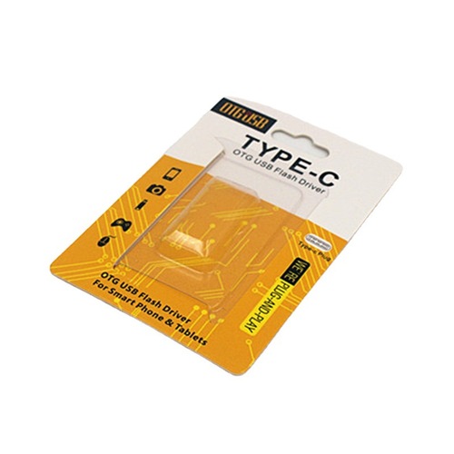 通用Type-C OTG转接头包装彩盒  usb3.0 type-c otg卡纸吸塑包装