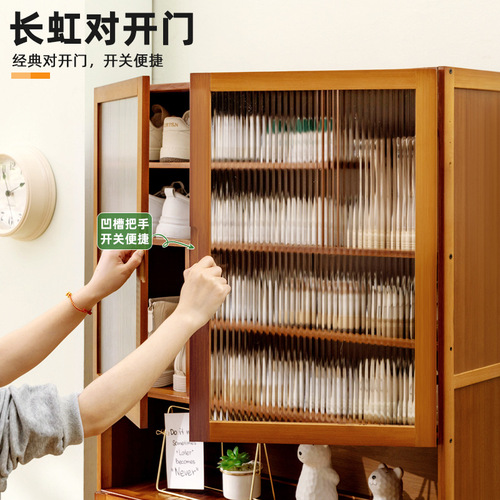 Shoe cabinet at home entrance large-capacity shoe rack storage artifact space-saving indoor solid wood rental house simple