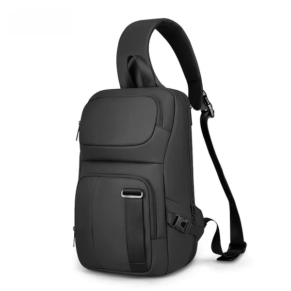 MARK RYDEN cross-border new chest bag large capacity 14-inch messenger bag men's fashion business casual shoulder bag