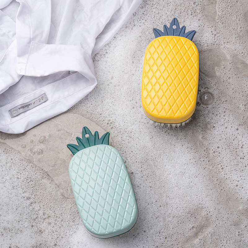 Shoe Brush, Multifunctional Household Small Brush, Laundry Brush, Soft Bristle Brush for Dormitory Students to Wash Clothes