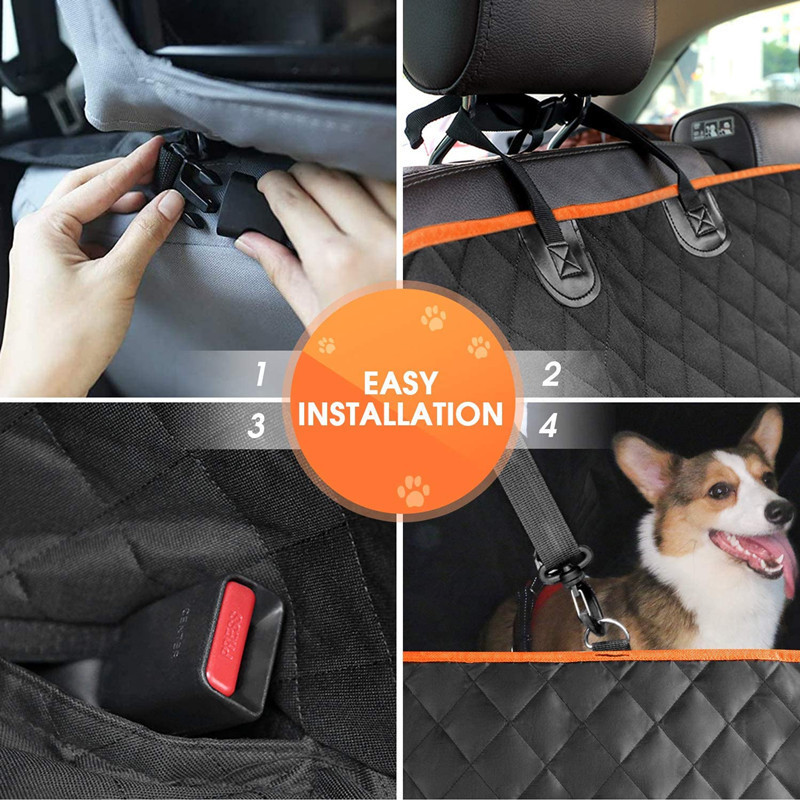 Protector impermeable para asiento de coche, alfombra Oxford para mascotas, antideslizante y lavable