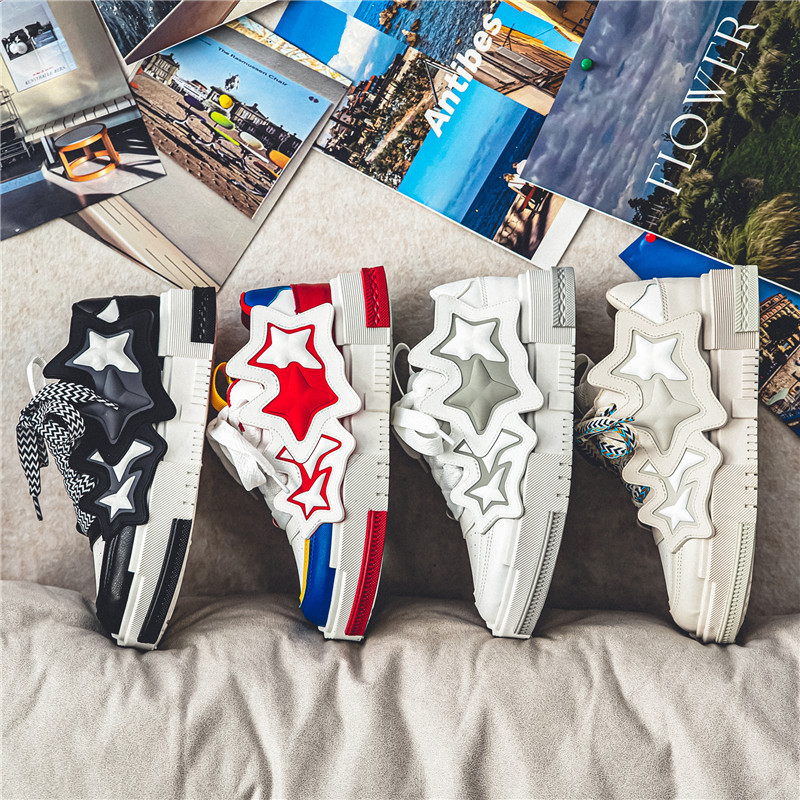 New low-top personality fashion shoes men's decorative versatile board shoes student youth board shoes fashion casual sneaker