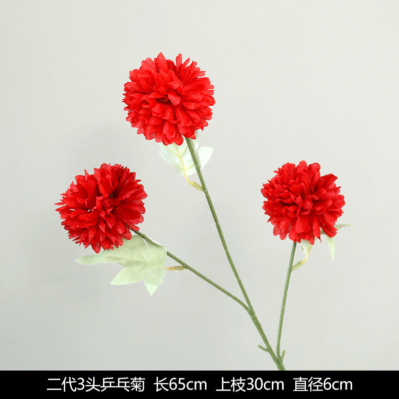 红色仿真花婚礼婚庆场地场景布置道具仿真花束花艺装饰花假花批发|undefined