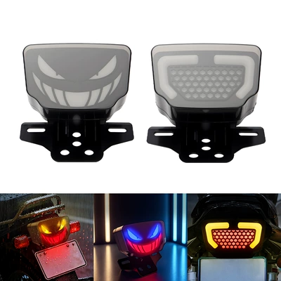 Motosiklet LED Arxa İşıq CG125 İnteqrasiya Olunmuş Əyləc Dönmə Siqnalı