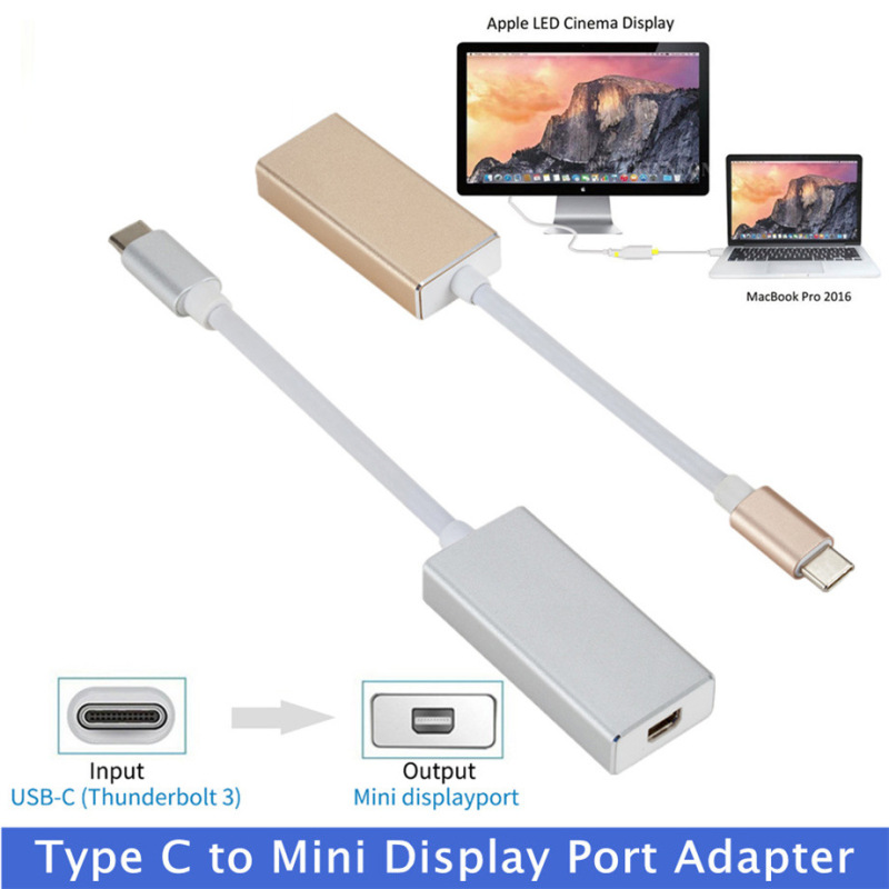 Cross-border hot sale type-c to mini DP adapter cable USB-C to mini dp 4K TYPE-C docking station