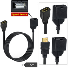 4K HDMI1.4 Type-E母转HDMI 公母音视频线用于汽车系统音视频传输