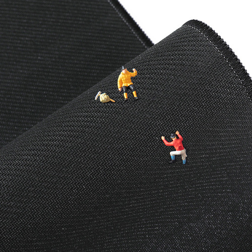 Wave scenery extra large mouse pad Japanese personalized creative thickened office keyboard computer desk pad waterproof pad