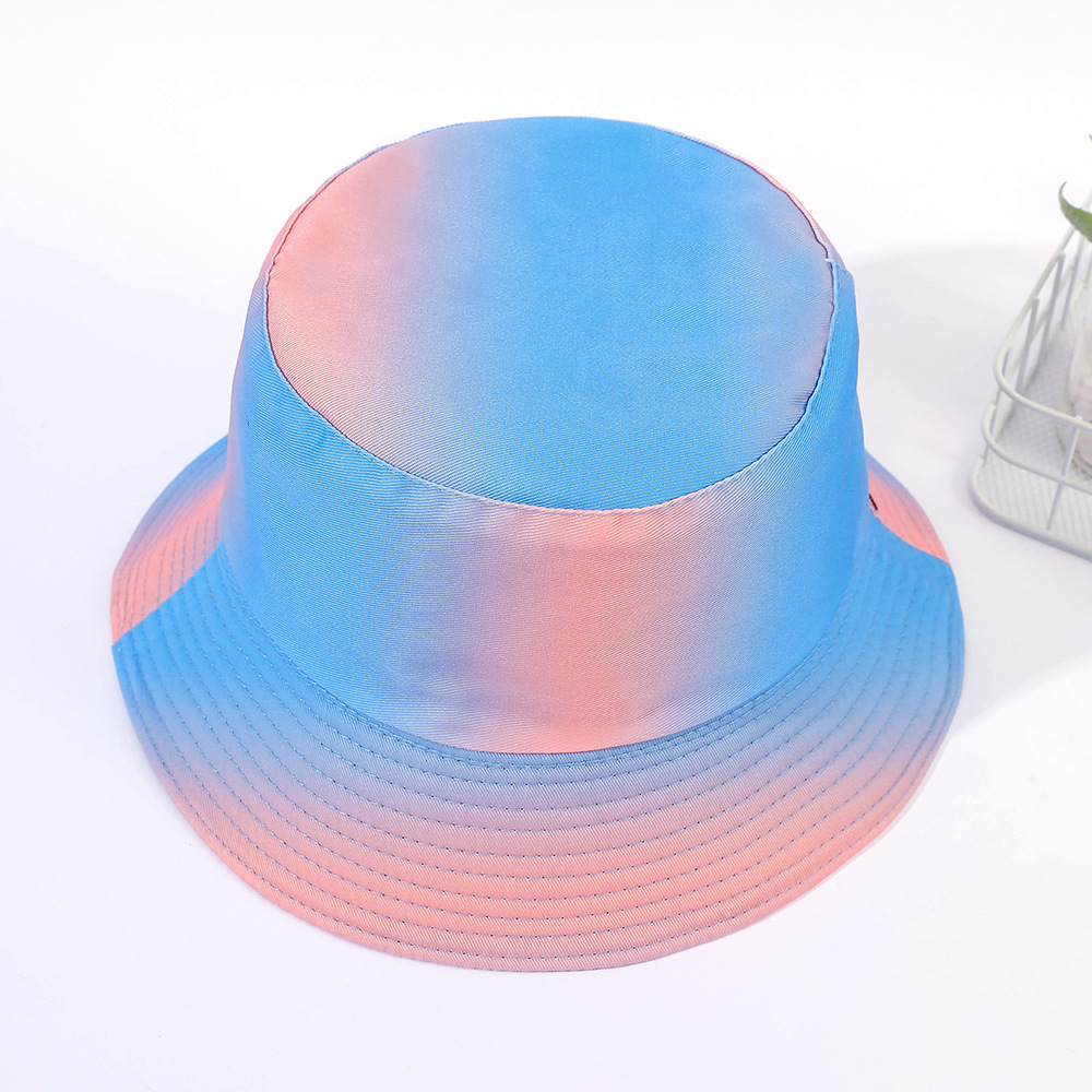 Colorido fresco de la personalidad de moda sombrero de pescador hembra calle Viajes cara de aspecto pequeño sombrero de la cuenca de primavera y verano sombrero de pescador