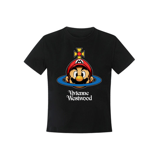 Vivi Western Queen Mother Short-sleeved New T-shirt Women's Slim-fit Cartoon Animation Super Mary Shoulder T Casual Summer te