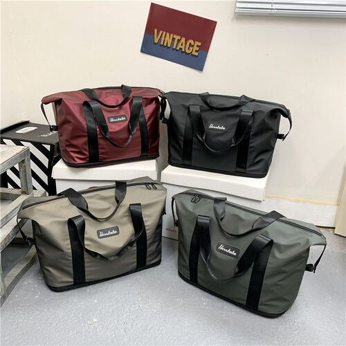 Sports travel bag, foldable, durable, high-end, dry-wet separation, travel double-layer, outdoor, cross-body, wear-resistant, portable, waterproof