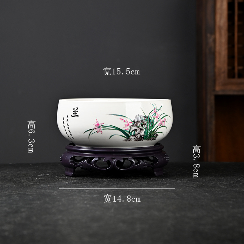 Cuenco de nenúfares, flores de cobre, macetas especiales con paletas, utensilios hidropónicos de cerámica, macetas grandes para el hogar, liquidación al por mayor