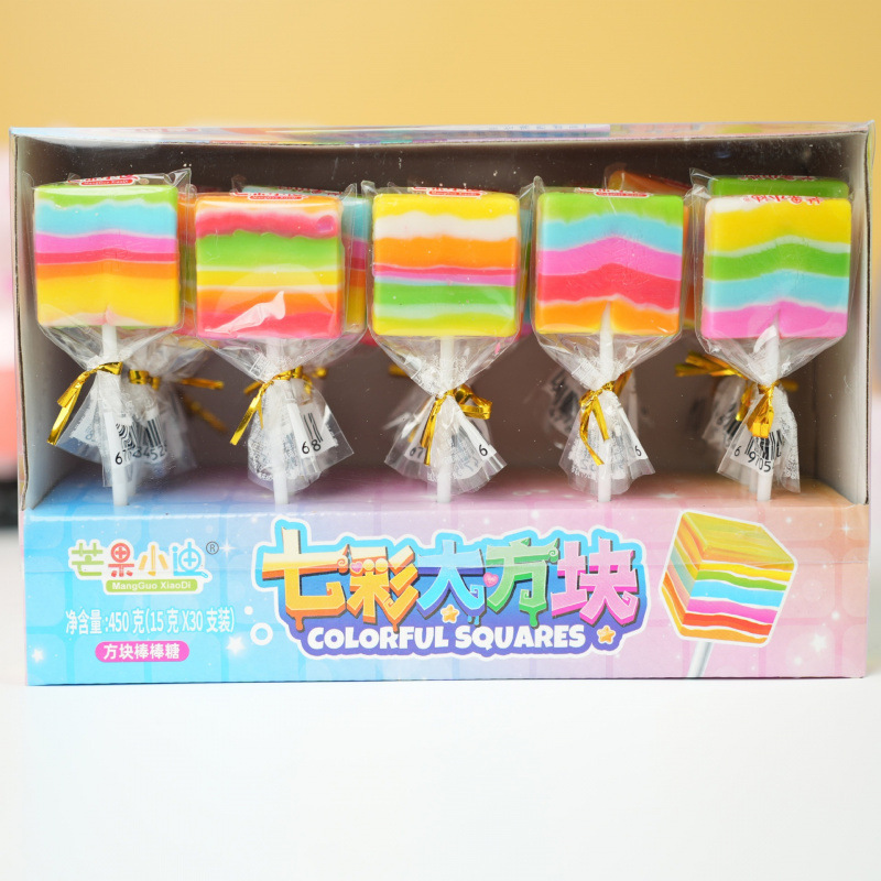 [30개입] 샤오디 컬러풀 라지 큐브 1박스