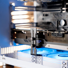 寒彻海景房机箱风扇位固定托架 L型电脑显卡支架显卡防下垂支撑架