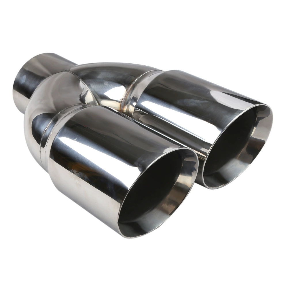 5inch Дизельный грузовик, пикап, модифицированный выхлопной патрубок 127-152-432 мм, двойной выпускной патрубок с сварным краем, выхлопная труба из нержавеющей стали