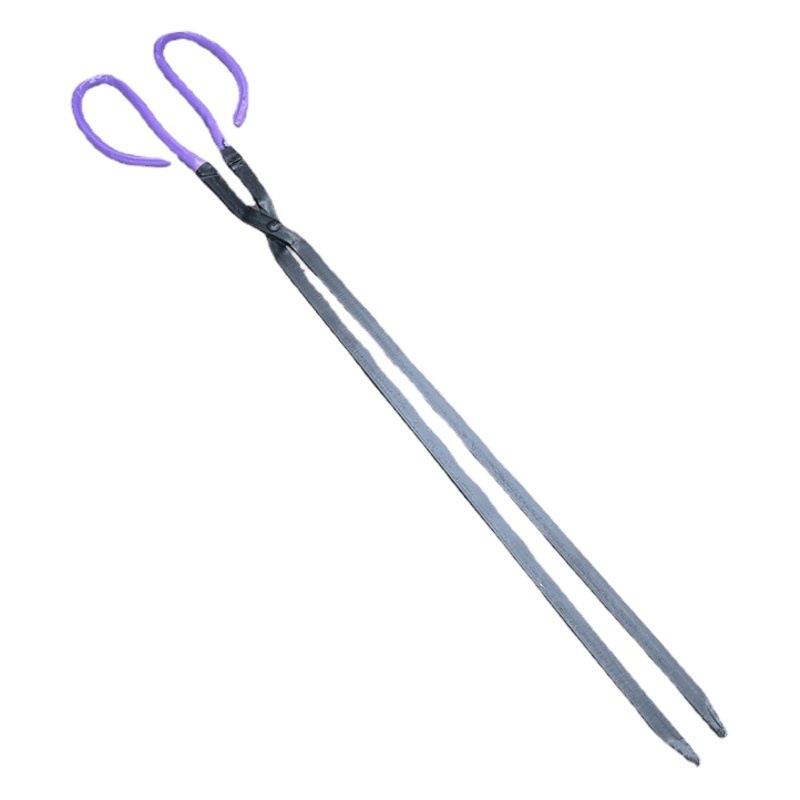 Coal Tongs, Honeycomb Coal Tongs, Garbage Tongs, Match Tongs, Black Paint 40cm 60cm Multi-Specification Tongs with Long Handle