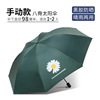 Simple UV vinyl umbrella umbrella definition LOGO anti -ultraviolet sun umbrella women's sunscreen three folding umbrella printing advertising umbrella