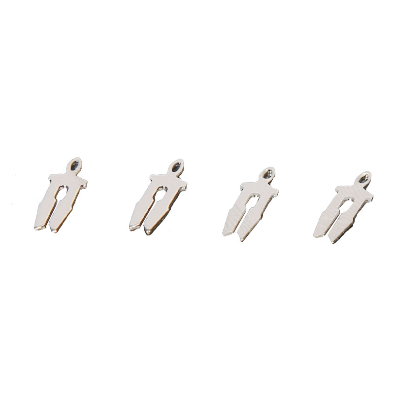 供应短身二代卡脚 网络模块卡接端子 网络模块冲压件 IDC卡接端子