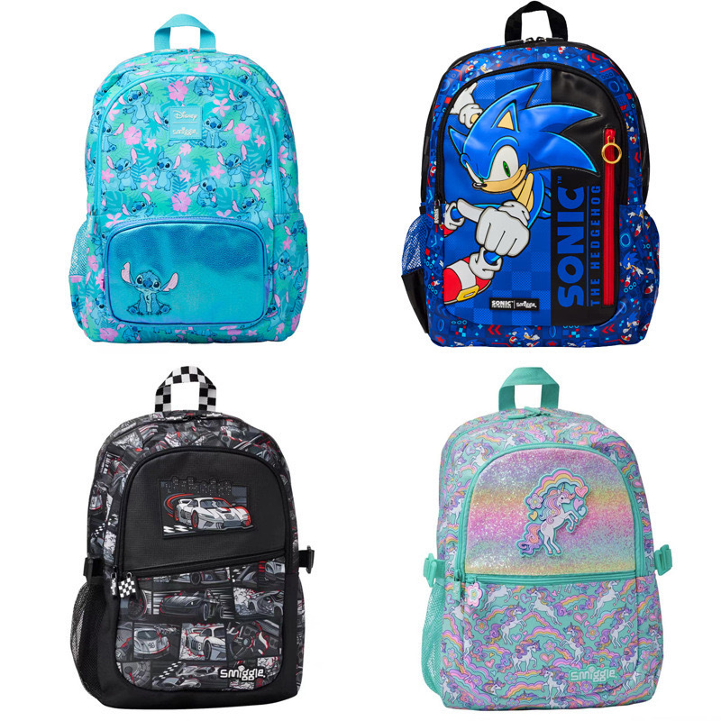 Mochila escolar australiana smiggle mochila de gran capacidad mochila para estudiantes de primaria y secundaria bolsa de ocio al aire libre bolsa de dibujos animados