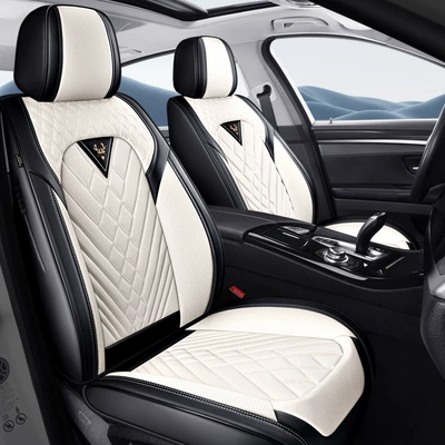 Full-Cover Stereo Napa Leather Seat Cover: Four Seasons Pad