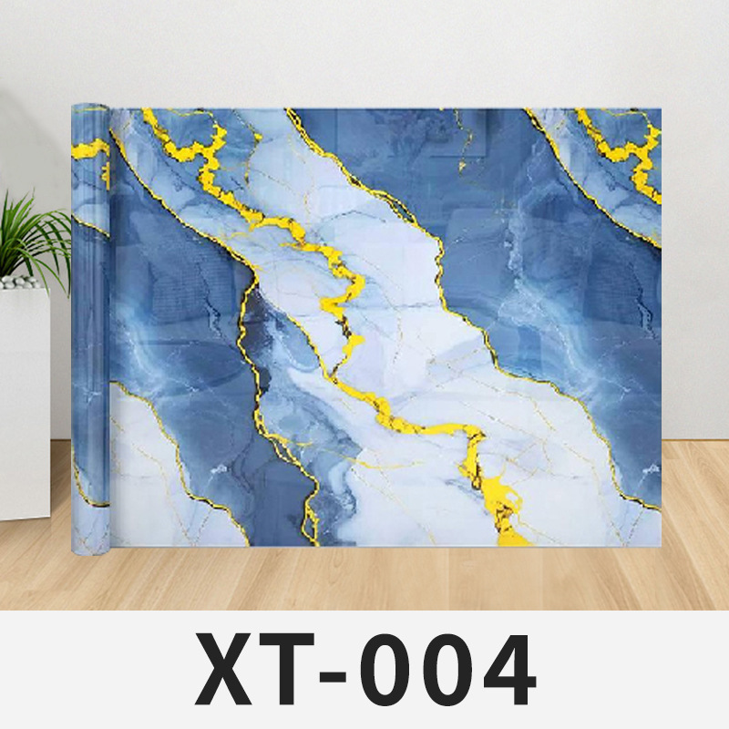 Papel pintado de mármol autoadhesivo a prueba de humedad fondo pegatinas de pared decoración de pared cerámica imitada pegatinas de pared estampadas PET