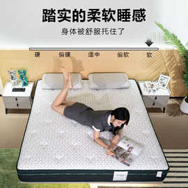 进口乳胶抗菌防螨独立弹簧支持设计星级酒店床垫民宿公寓席梦思