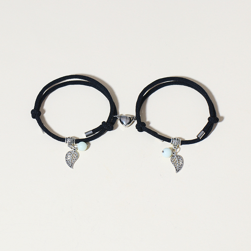 Retro Leaf Alloy Plating Unisex Bracelets 1 Piece