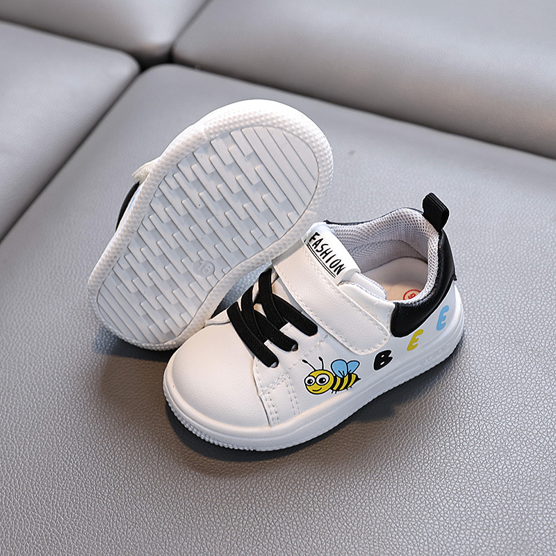 Primavera y otoño antideslizante dibujos animados abejitas zapatos para niños pequeños y medianos zapatos para niños y niñas zapatos deportivos zapatos para niños pequeños zapatos para niños pequeños suela suave