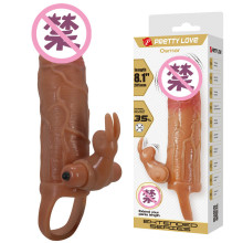 派蒂菈男用套软胶套10频头部触控震动成人用品 百乐26225Z-1