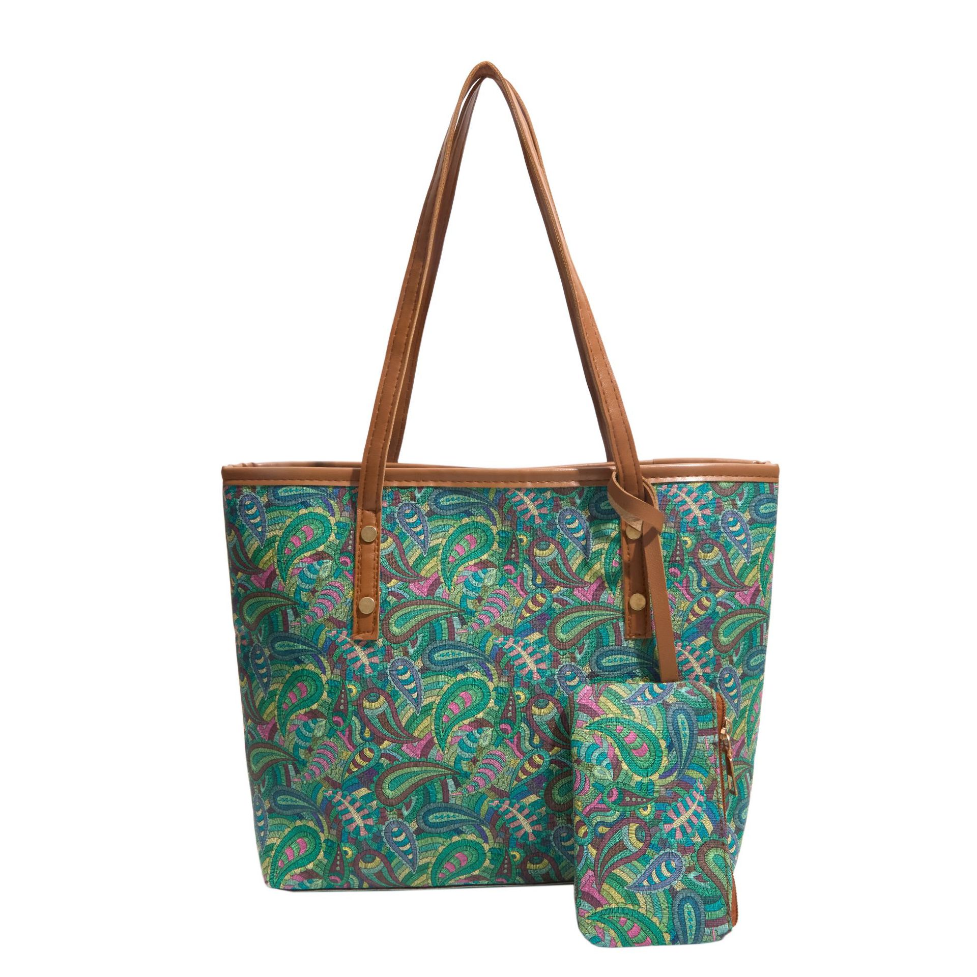Bolso de venta caliente 2026 nuevo retrógrado impresión bolso especial de mujer gran capacidad de viaje bolso de hombro bolso de mano de alta calidad