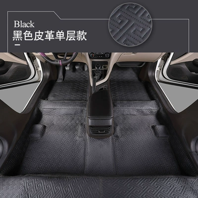 Car 360 Soft-packed Floor Ayaqaltılar (Kovriklər) - black-single-layer
