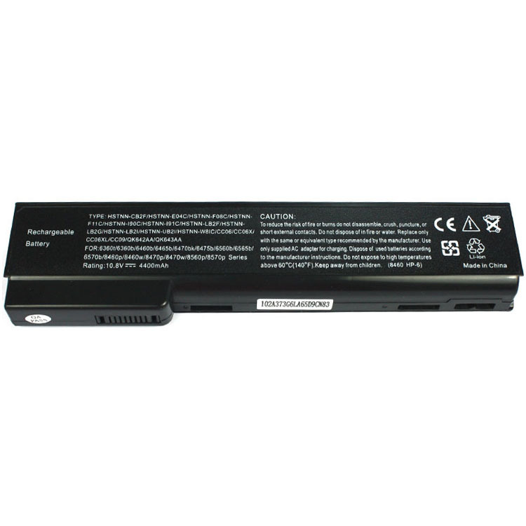 For HP 8460P 6360P 8460W 8650P 6460b 6465B notebook 6-cell battery