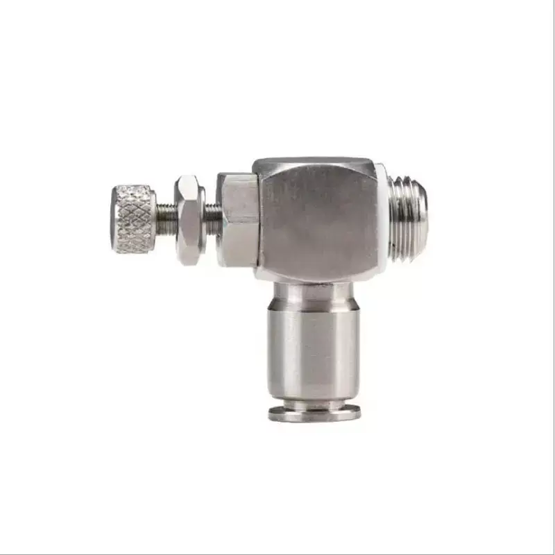 梦瑶气动快速扭转接头SL快速旋转节流阀气动接头铜管件气管配件