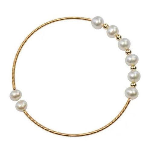 Japanese and Korean-inspired minimalist handmade freshwater pearl bracelet, irregularly exquisite and small, versatile bracelet, fairy-like accessories for women