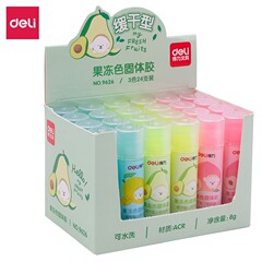 有力9626固体ゴム8g高粘度ゼリー色ACR固体接着剤/ゴム棒24個/箱