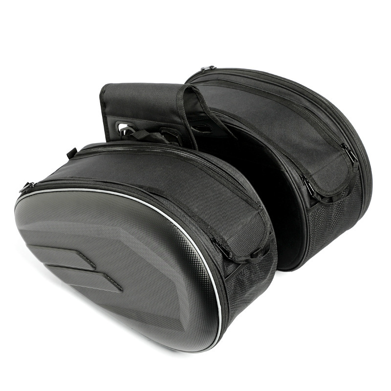 Motorcycle Saddle Bag, Helmet Bag, Waterproof Rear Seat Side Bag, Hanging Bag, Pannier Bag, Long-Distance Motorcycle Travel Luggage Bag, Motorcycle Equipment
