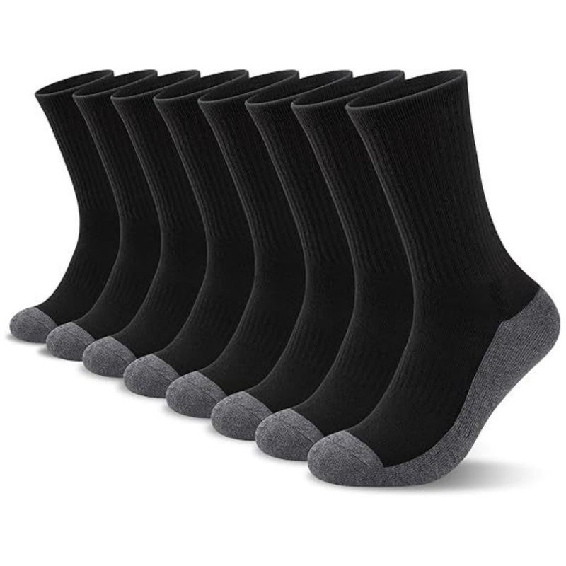Temu shein Hot Cross-border Amazon Explosions Men's High-barrel Crew Work Socks Moisture Wicking Sports Socks
