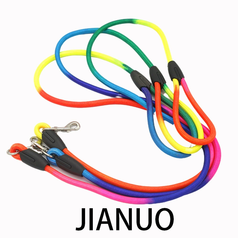 Производители товаров для домашних животных оптом красочные нейлоновые собачьи тяговые веревки нагрудный ремень собачья веревка собачья цепь в наличии