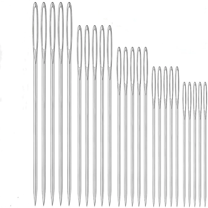Прозрачная игла для ручного шитья с большим глазом в бутылках 20/25/30 игла для вышивки свитера бархатная игла DIY иглы аксессуары для костюма